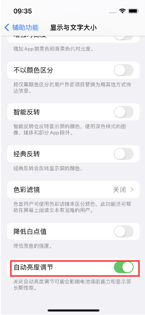 兴安苹果15维修店分享iPhone 15 Pro系列屏幕亮度 