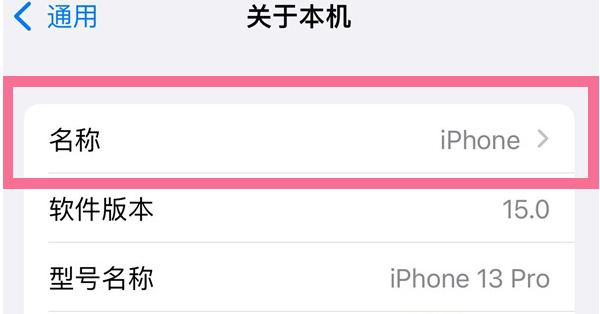 兴安苹果13维修分享iPhone 13热点名字设置教程 